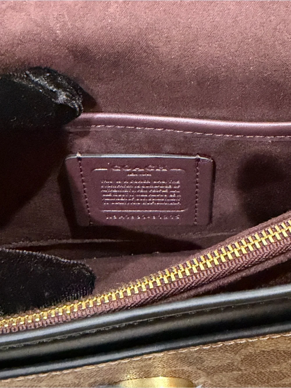 Coach Tabby Shoulder Bag 26 in Black Leather